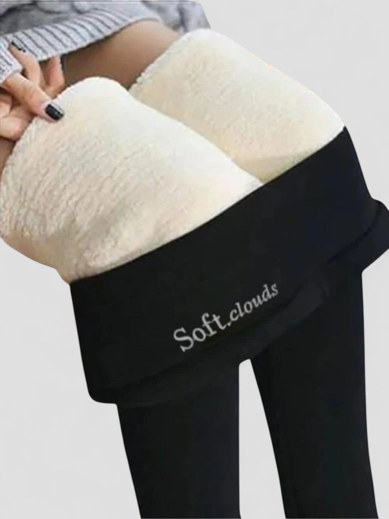 High Waist Leggings - Warm Lined Stretch Fit