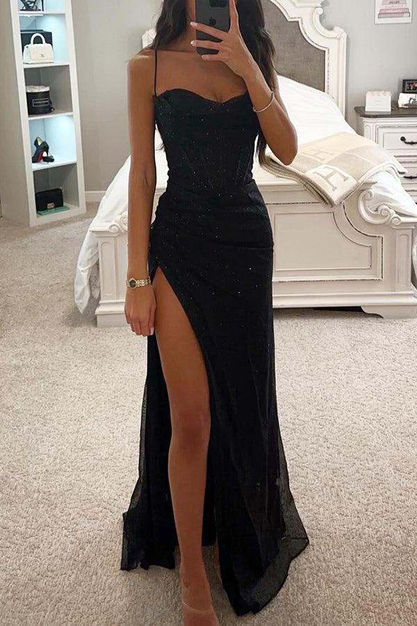 Women's Corset Formal Wedding Guest Maxi Dress