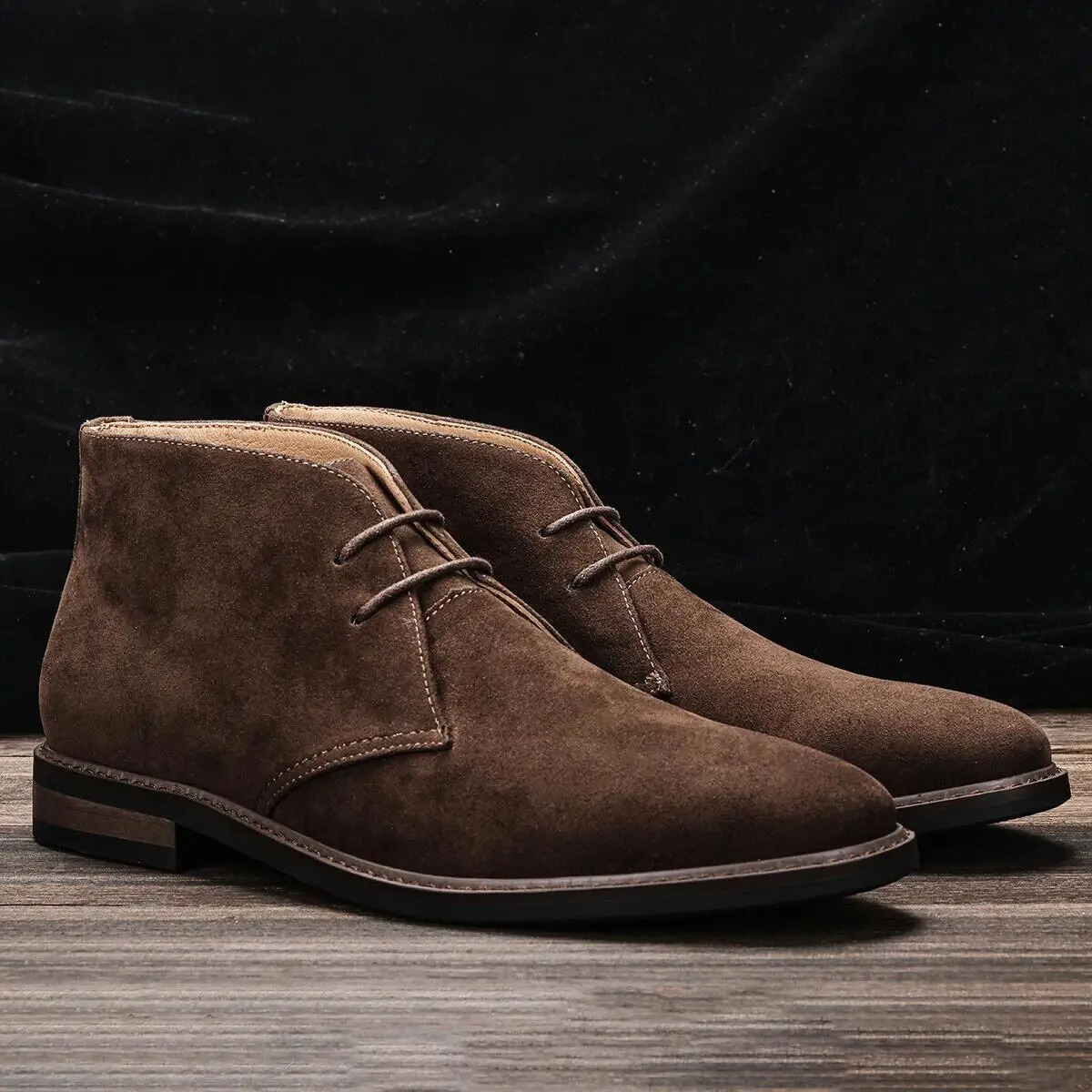 Chukka Boots - Minimal Lace Up Ankle Style