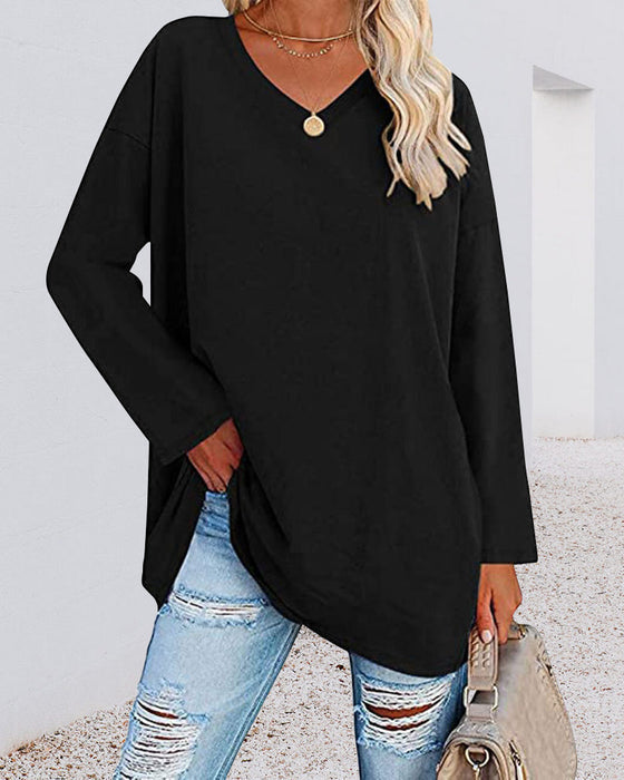 Chantal – the refined long-sleeve blouse