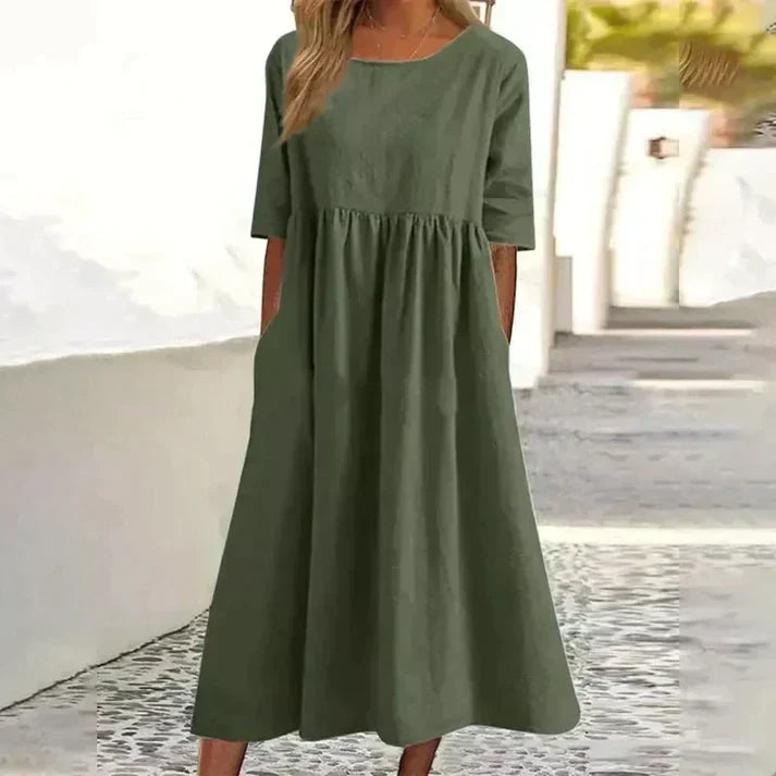 Women's Casual Wrap Maxi Dress