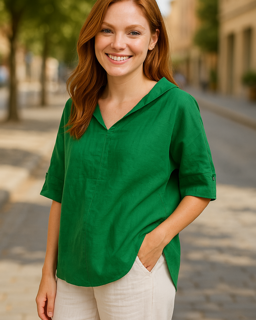 Women's Summer Tunic Blouse