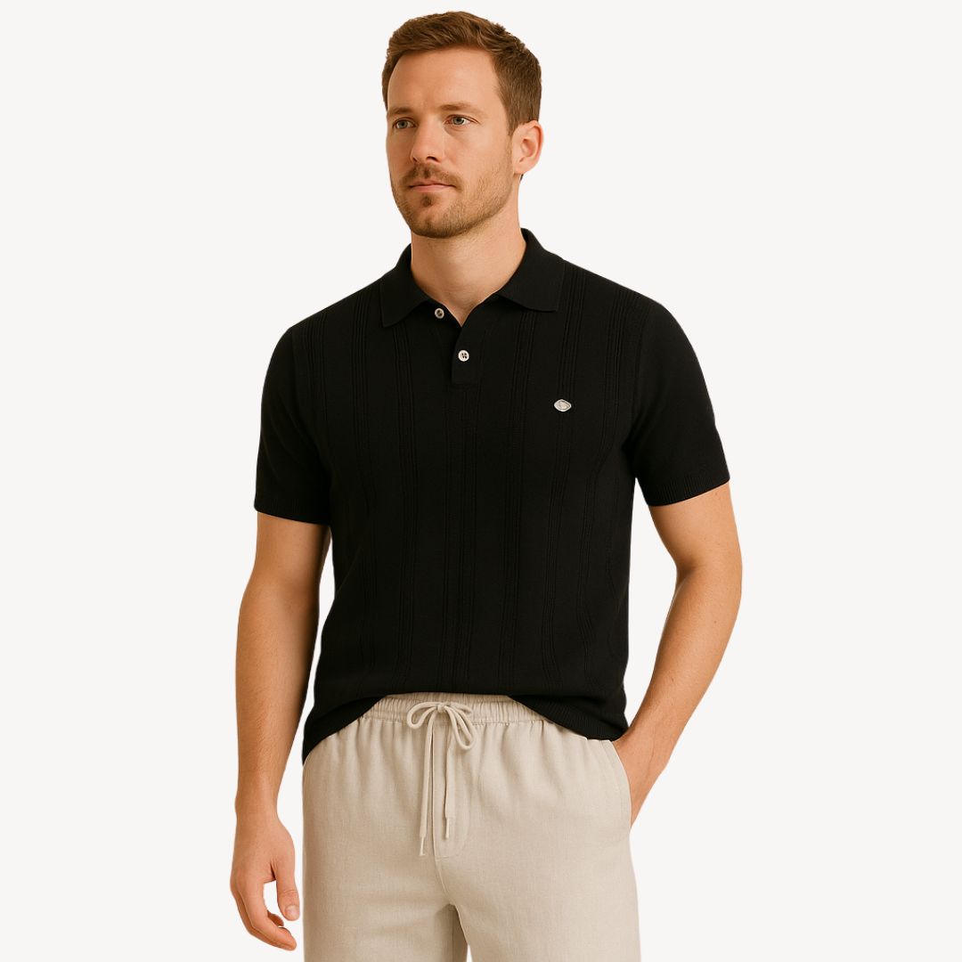 Men's Short Sleeve Casual Polo Shirt