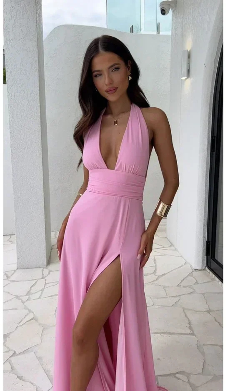 Women's Summer Maxi Evening Wedding Guest Dress