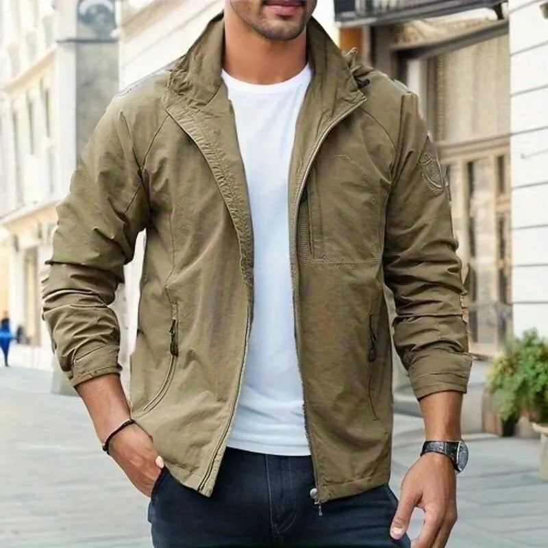 Lightweight Jacket - Zip Up Street Style Fit
