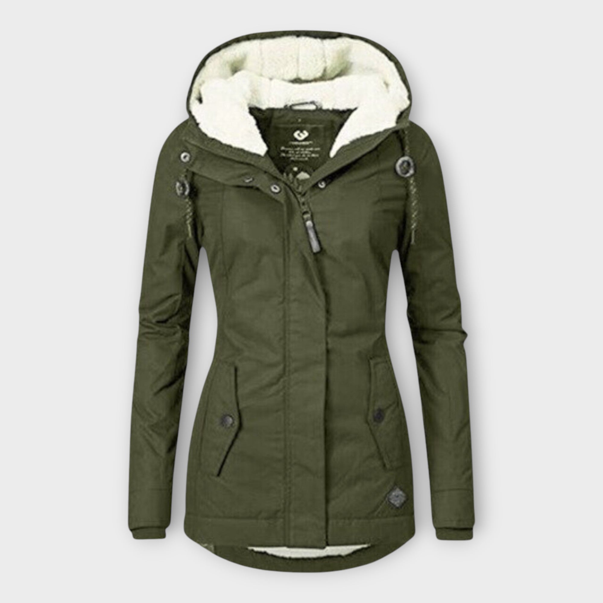 Winter Parka Jacket | Hooded with Fleece Lining