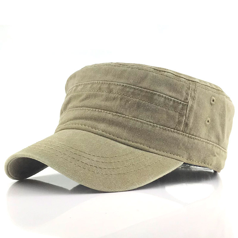 Military Cap - Classic Cadet Style with Curved Brim