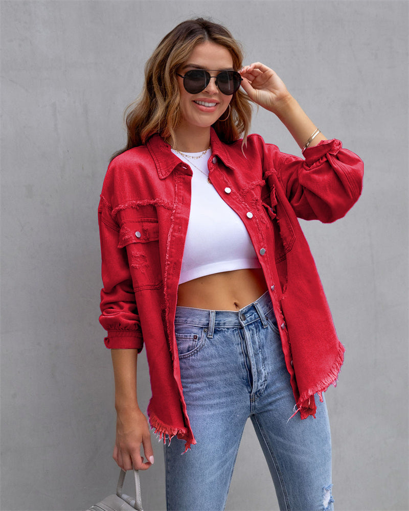 Celeste | Denim Jacket with Chic Design and Versatile Style