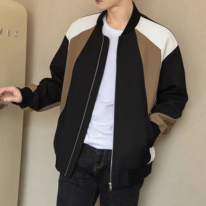 Orion | Stylish Baseball Jacket with Trendy Contrast Panels