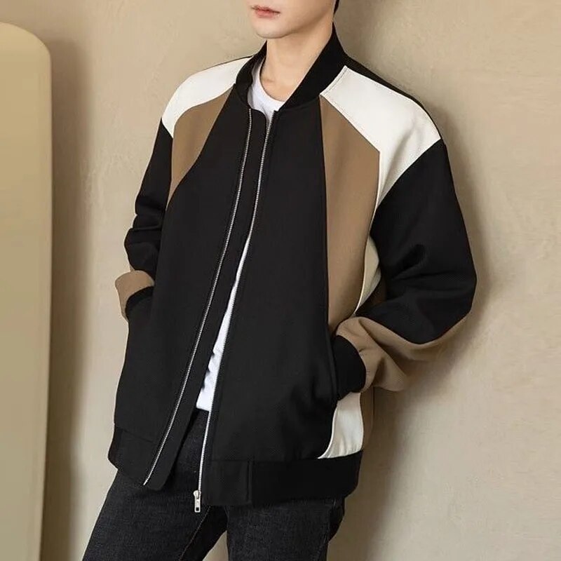 Orion | Stylish Baseball Jacket with Trendy Contrast Panels