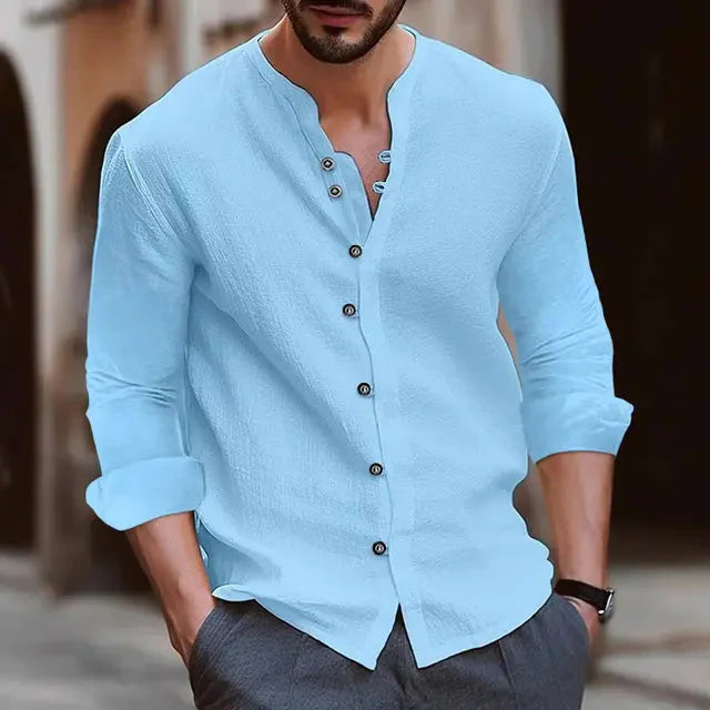 Malcolm | Elegant Cotton Shirt with Breathable Comfort