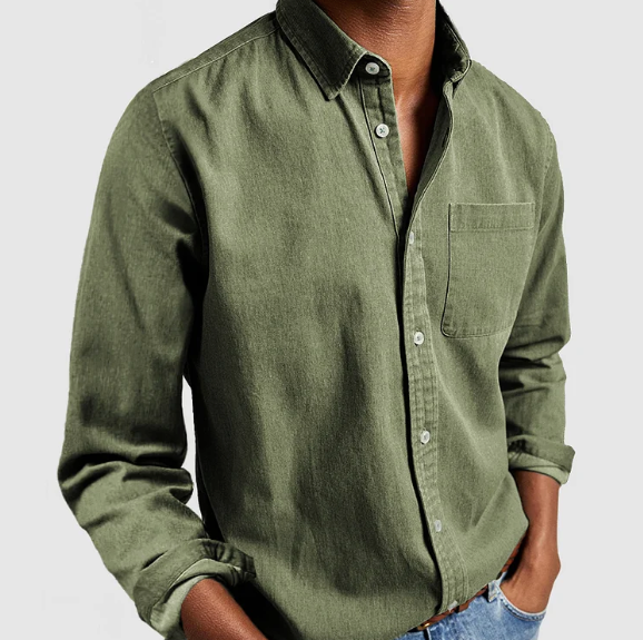 Luca | Versatile Cotton Shirt for Effortless Style and Comfort