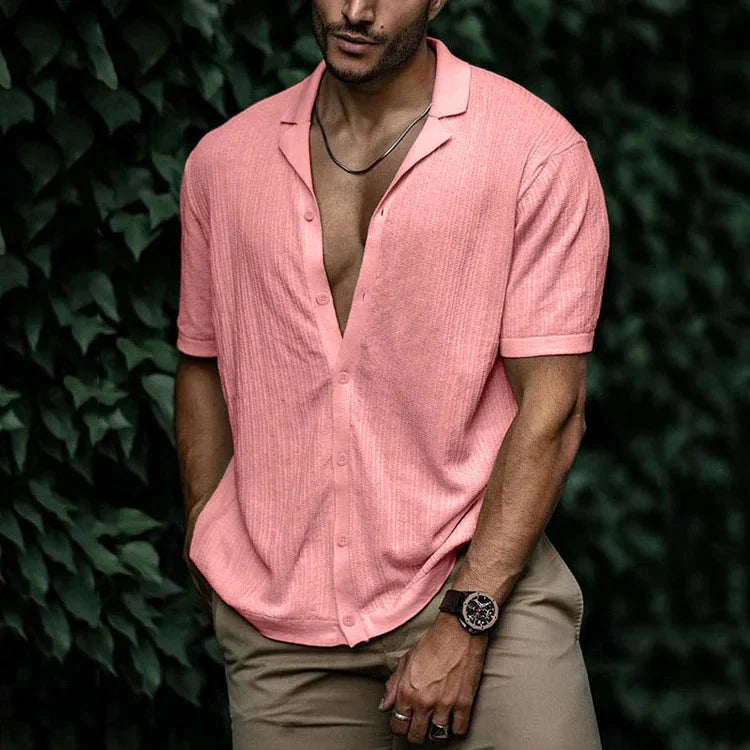 Cyrus | Cotton Shirt with Effortless Style and Breathable Comfort