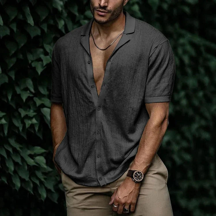 Cyrus | Cotton Shirt with Effortless Style and Breathable Comfort