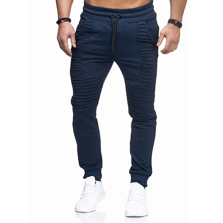 Lysander | Jogging Trousers with Trendy Ribbed Design