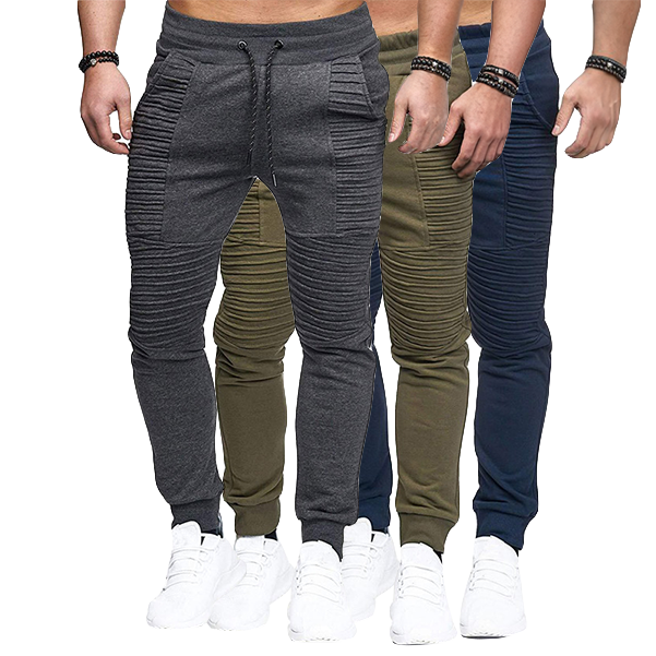 Lysander | Jogging Trousers with Trendy Ribbed Design