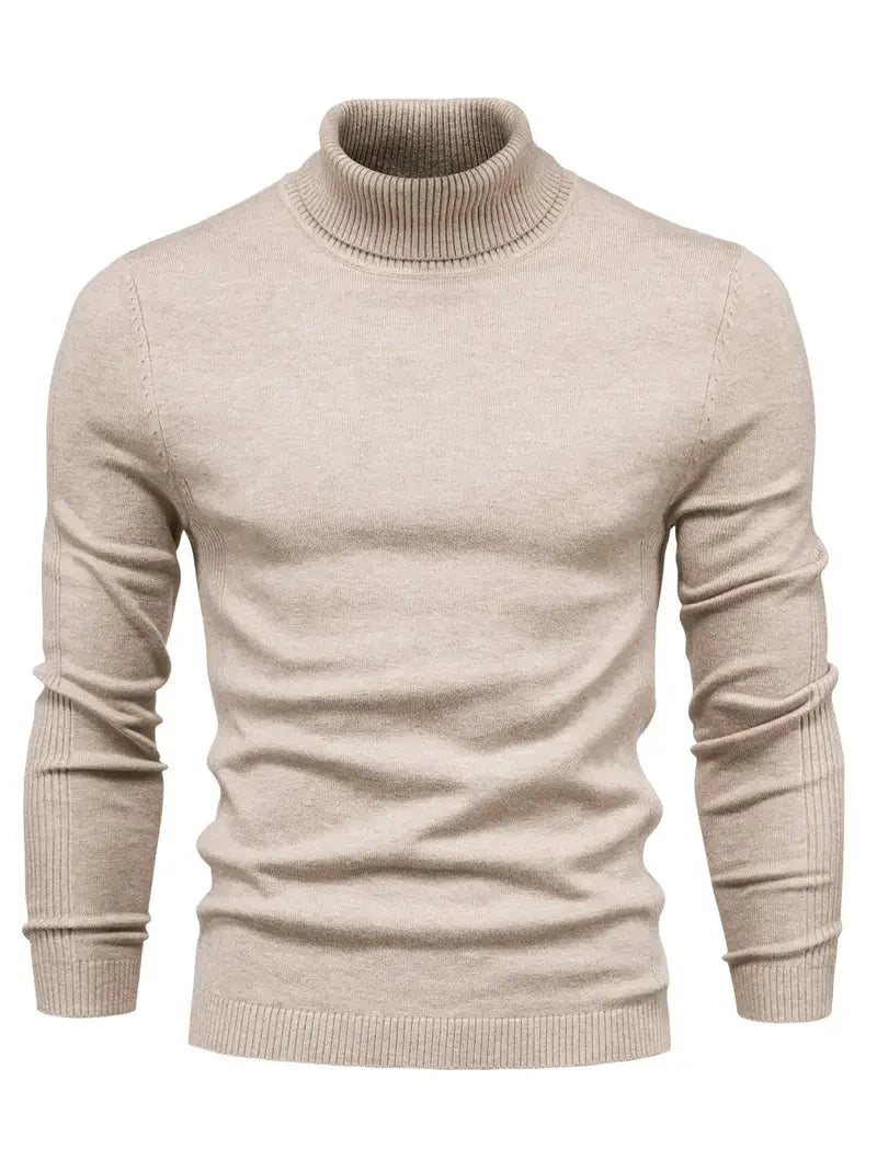 Cyrus | Slim Fit Turtleneck Jumper with Elegant Roll Neck