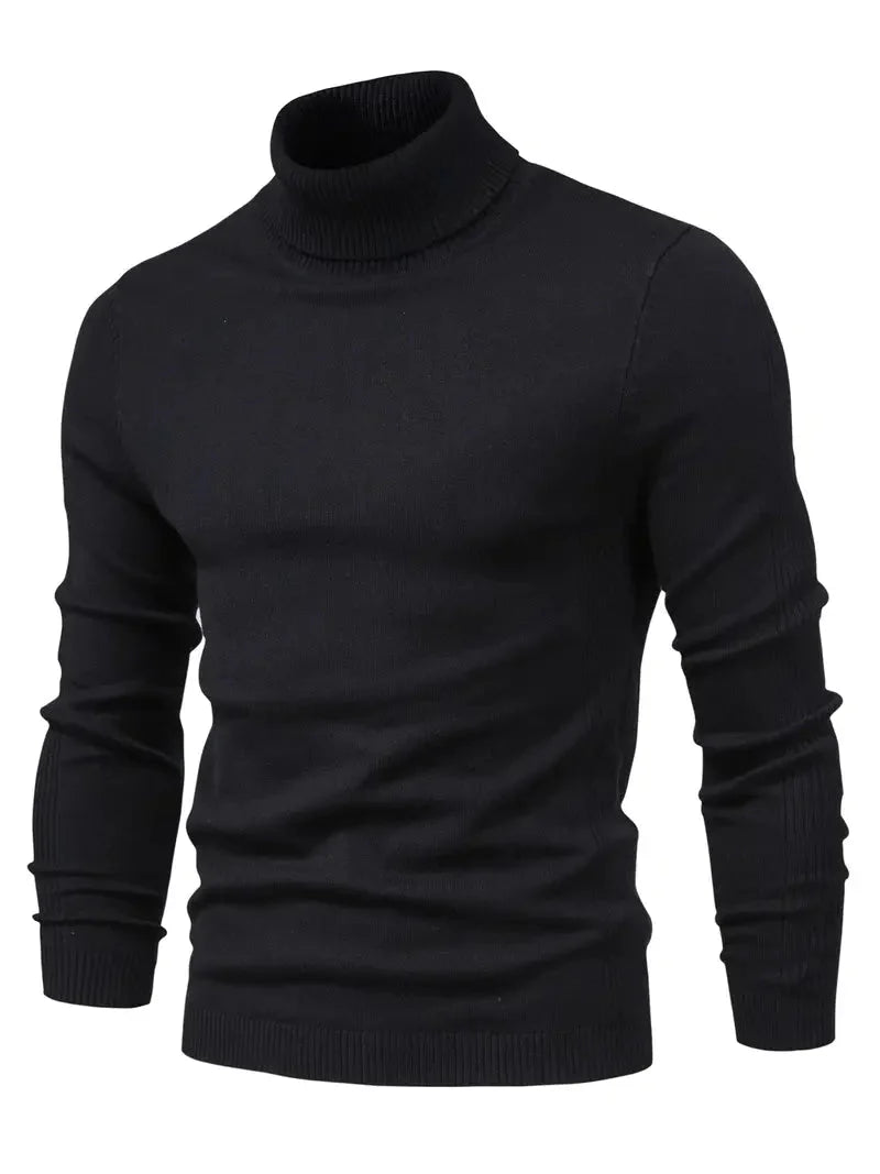 Cyrus | Slim Fit Turtleneck Jumper with Elegant Roll Neck