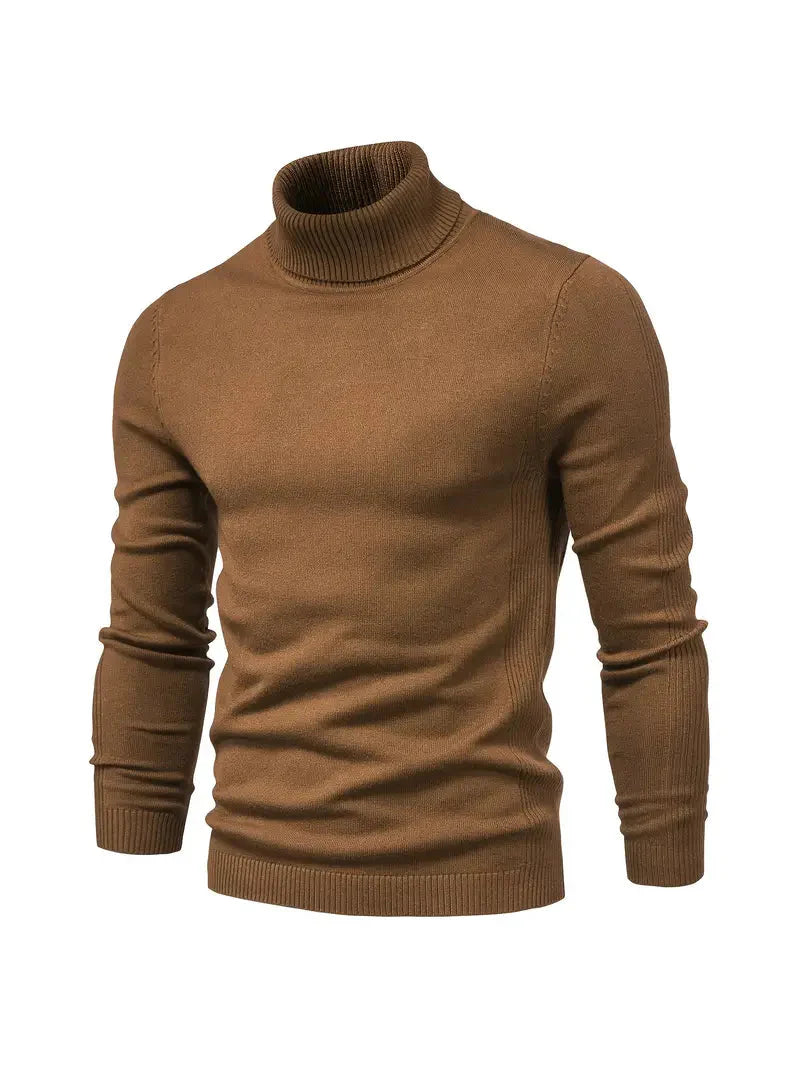 Cyrus | Slim Fit Turtleneck Jumper with Elegant Roll Neck