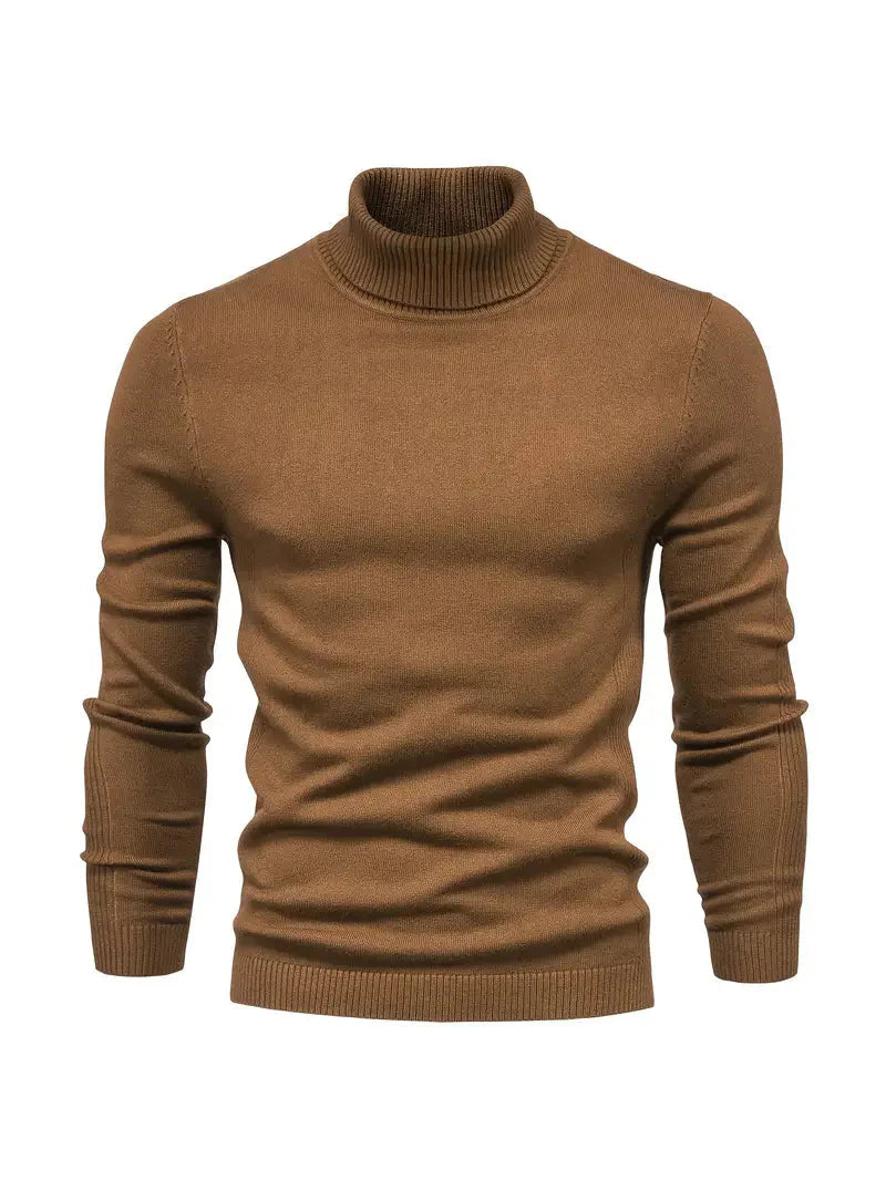 Cyrus | Slim Fit Turtleneck Jumper with Elegant Roll Neck