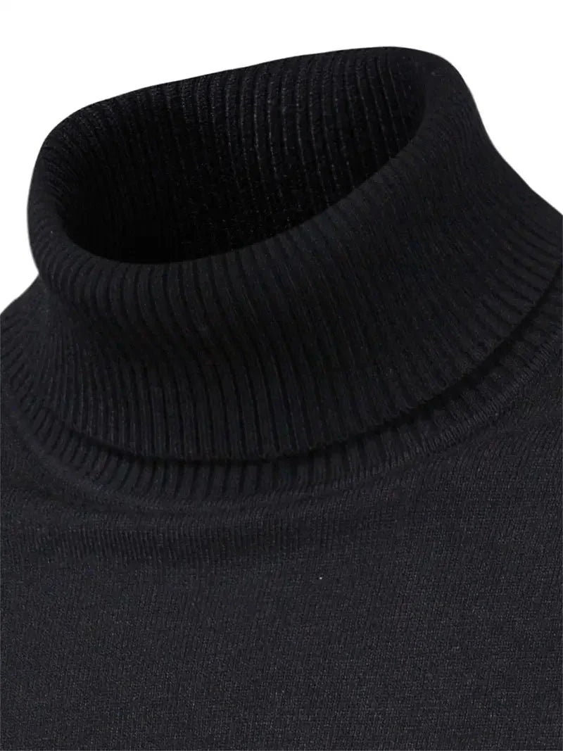 Cyrus | Slim Fit Turtleneck Jumper with Elegant Roll Neck