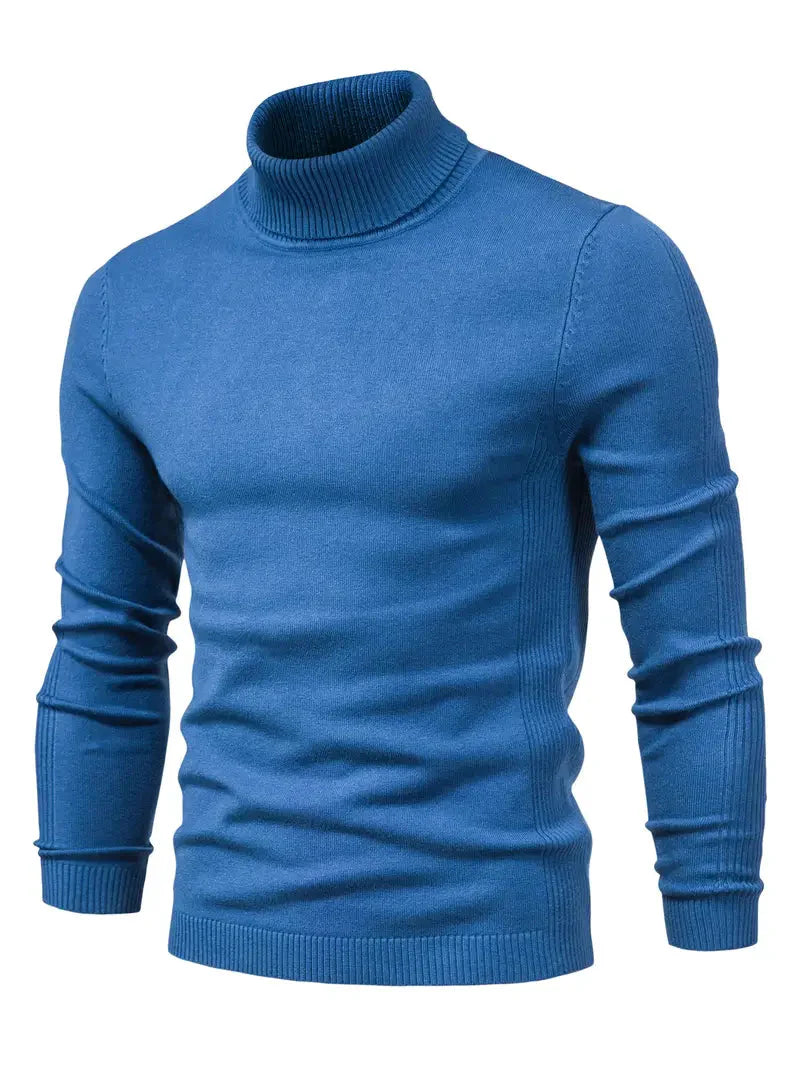 Cyrus | Slim Fit Turtleneck Jumper with Elegant Roll Neck