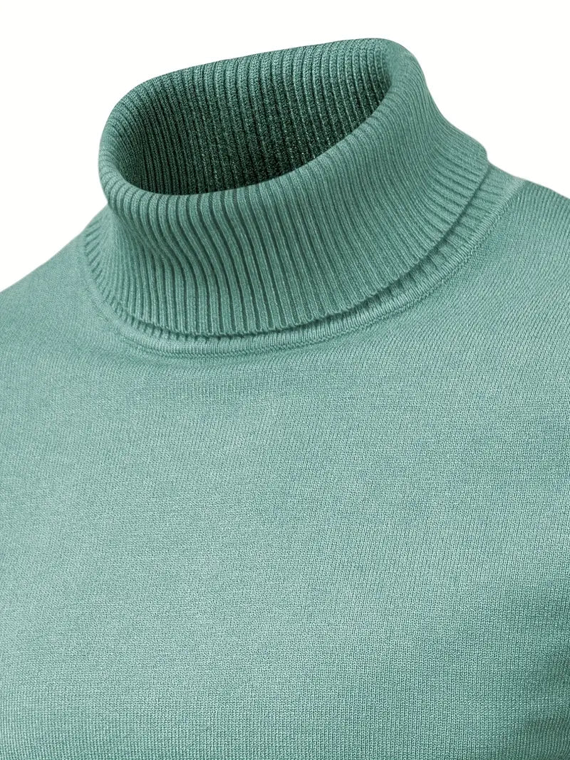 Cyrus | Slim Fit Turtleneck Jumper with Elegant Roll Neck