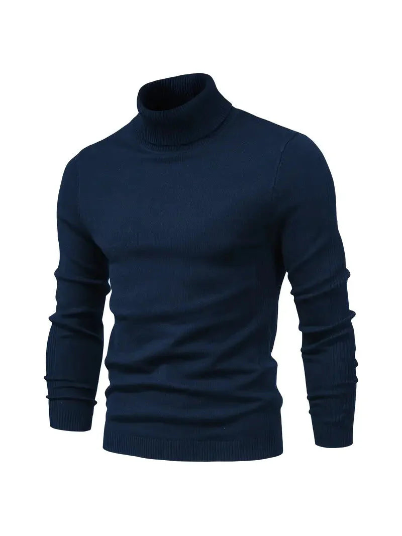 Cyrus | Slim Fit Turtleneck Jumper with Elegant Roll Neck