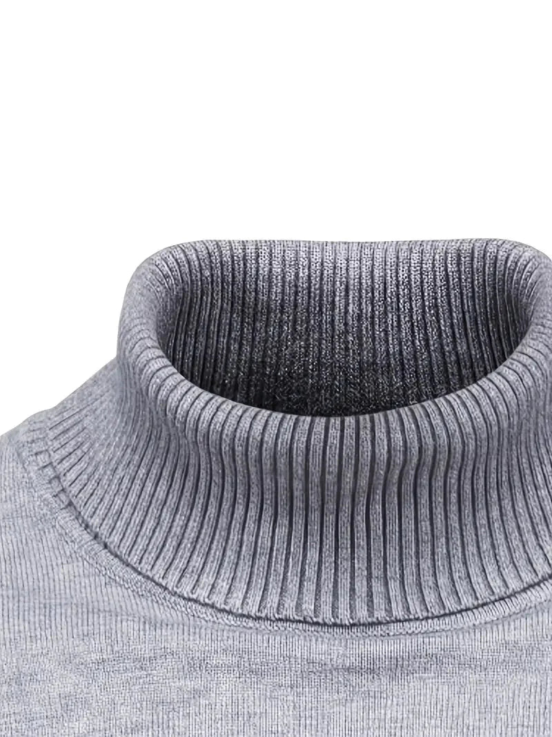 Cyrus | Slim Fit Turtleneck Jumper with Elegant Roll Neck