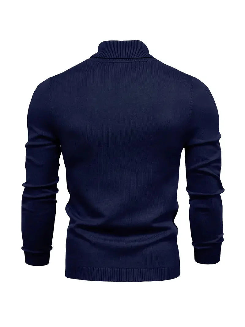 Cyrus | Slim Fit Turtleneck Jumper with Elegant Roll Neck