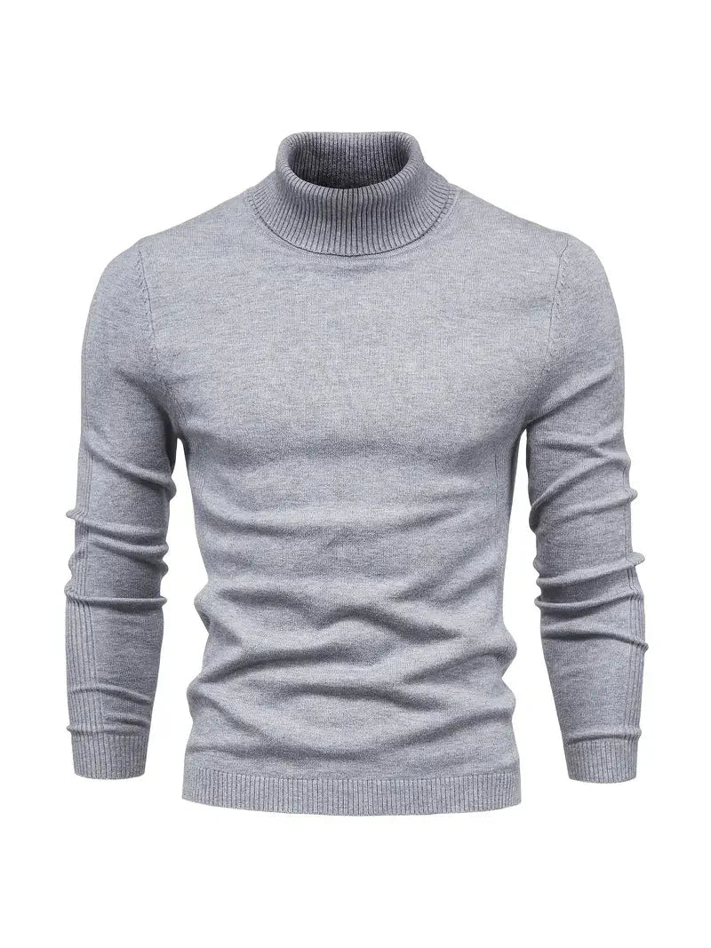 Cyrus | Slim Fit Turtleneck Jumper with Elegant Roll Neck