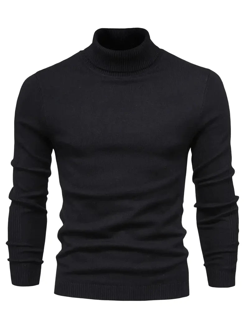 Cyrus | Slim Fit Turtleneck Jumper with Elegant Roll Neck