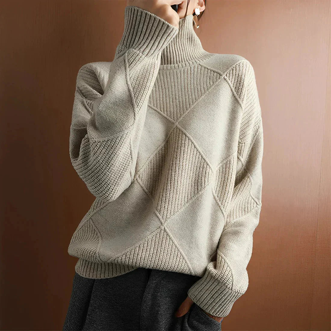 Celeste | Elegant Relaxed Fit Sweater - Timeless Style and Easy Care