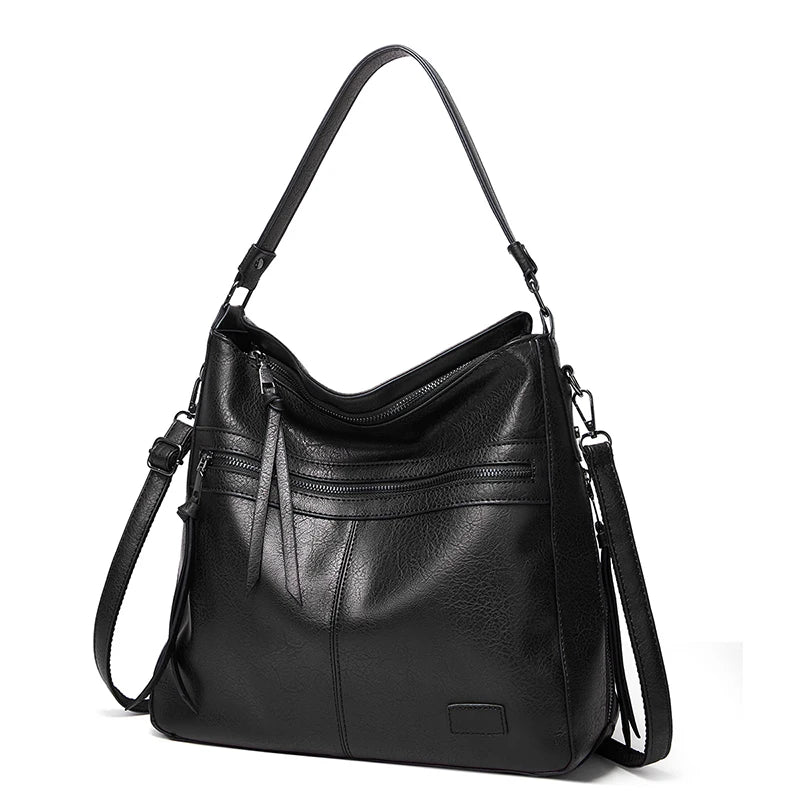 Celeste | Leather Tote Bag with Spacious Interior and Timeless Elegance