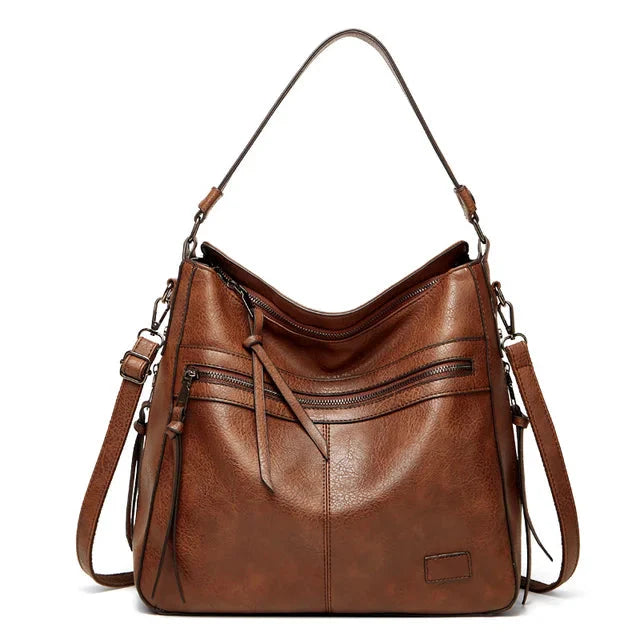 Celeste | Leather Tote Bag with Spacious Interior and Timeless Elegance