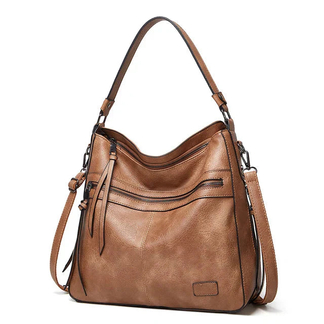 Celeste | Leather Tote Bag with Spacious Interior and Timeless Elegance