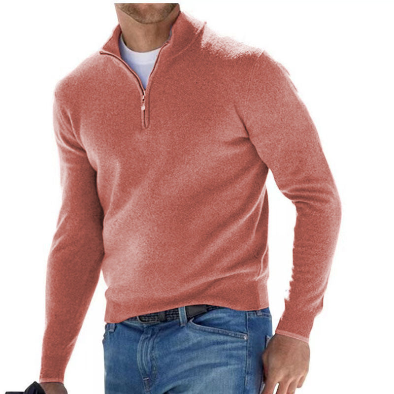 Lorenzo | Elegant Jumper with Three-Quarter Zip - Stylish & Breathable Design