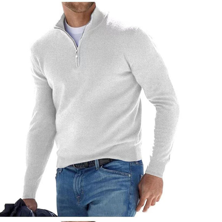 Lorenzo | Elegant Jumper with Three-Quarter Zip - Stylish & Breathable Design