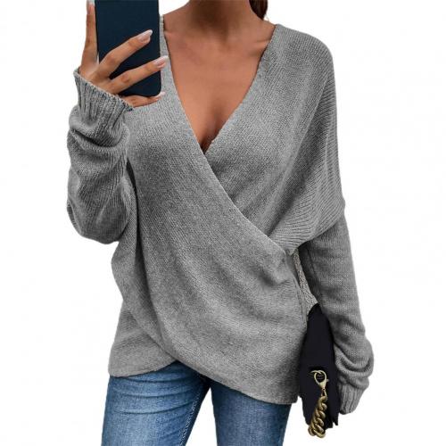 Celeste | Elegant V-Neck Long Sleeve Jumper - Stylish and Comfortable