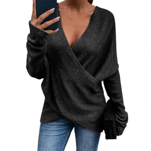 Celeste | Elegant V-Neck Long Sleeve Jumper - Stylish and Comfortable