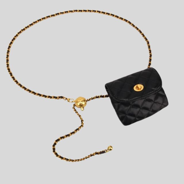 Celeste | Mini Quilted Shoulder Bag with Chain Strap - Stylish and Compact Design