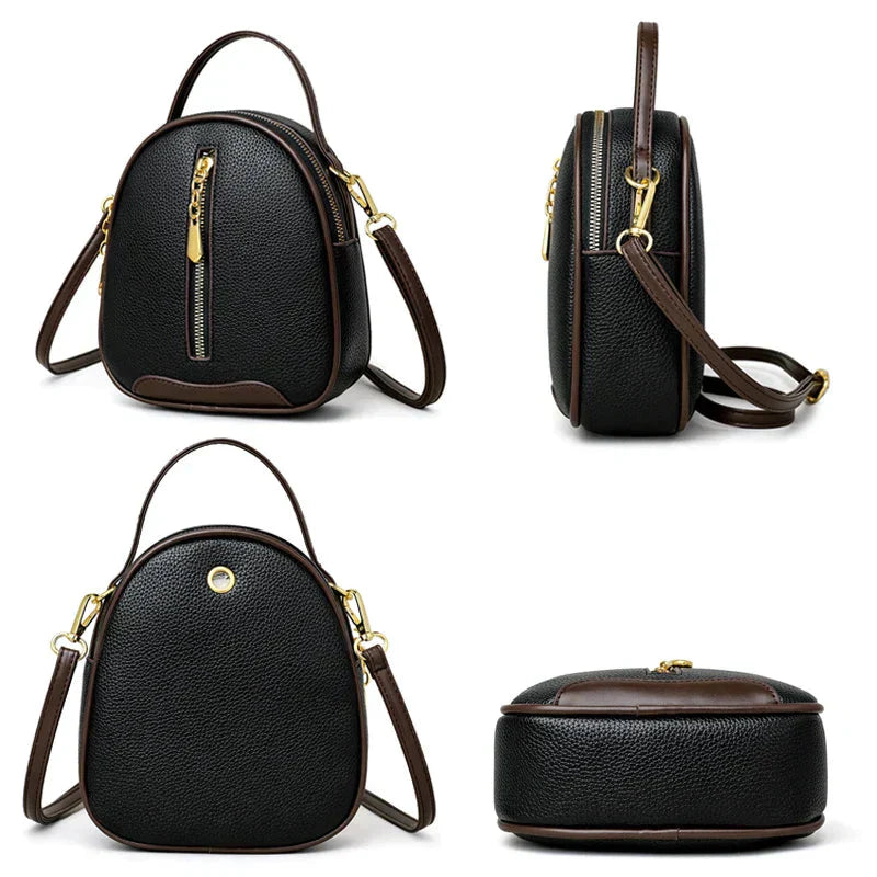 Celestia | Shoulder Bag with Chic Design and Elegant Gold Zip Closure