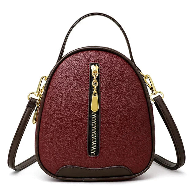 Celestia | Shoulder Bag with Chic Design and Elegant Gold Zip Closure