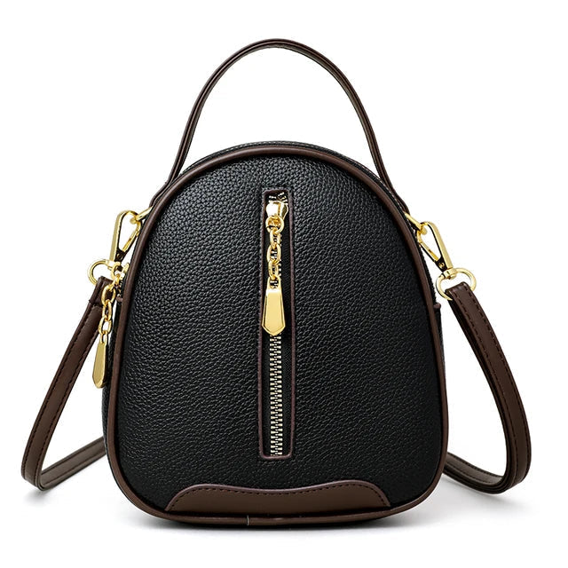 Celestia | Shoulder Bag with Chic Design and Elegant Gold Zip Closure