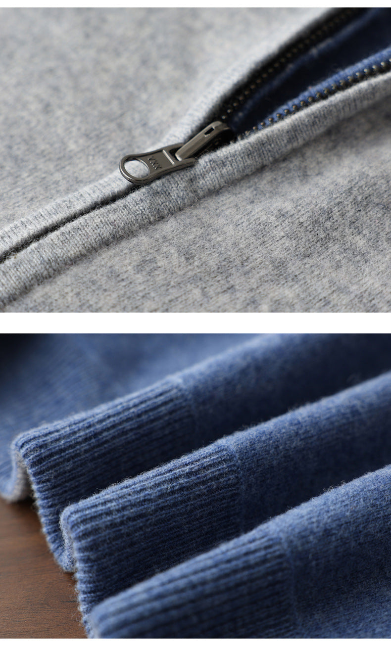 Zip Cardigan | Open Front Design