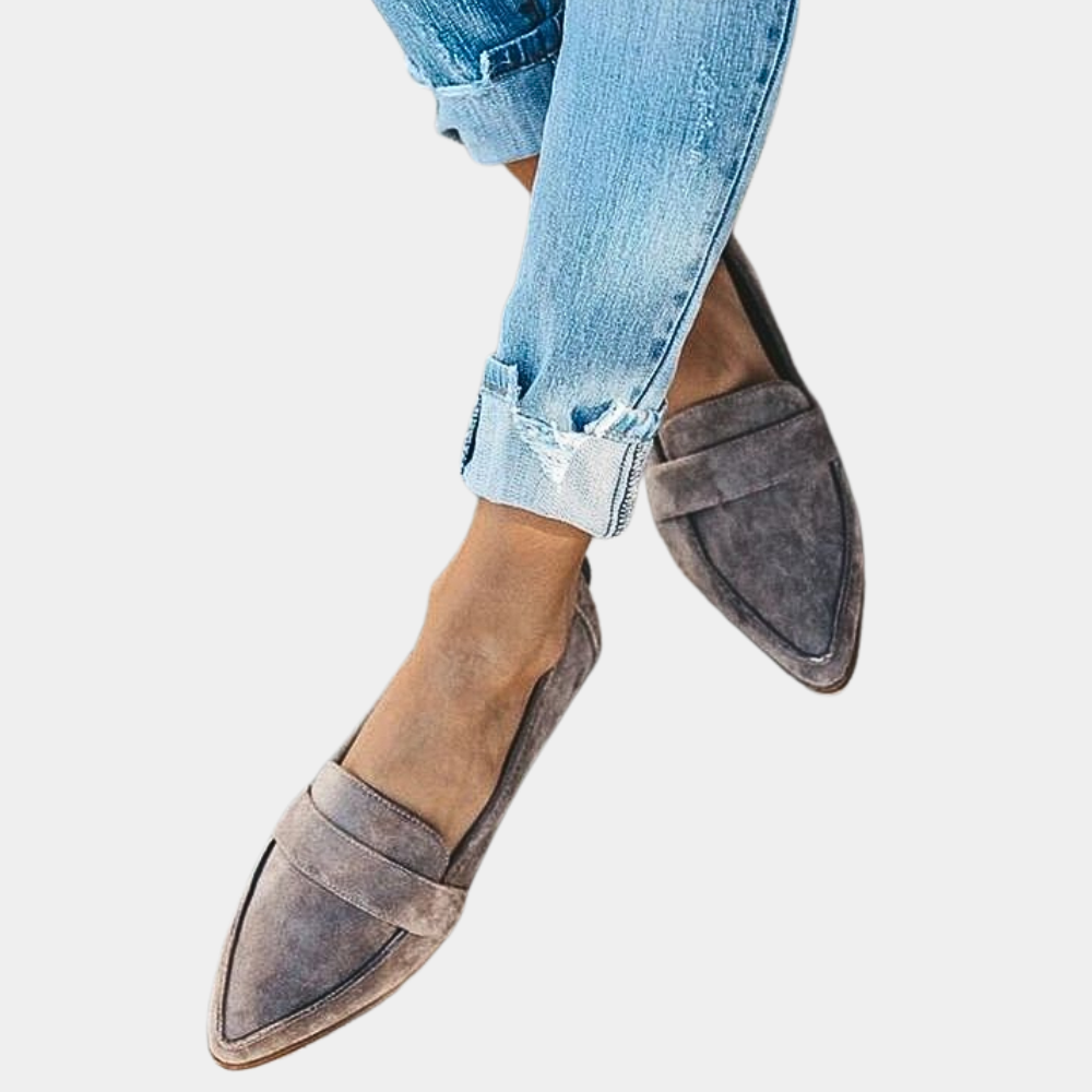 Loafers - Pointed Toe Slip On Flats
