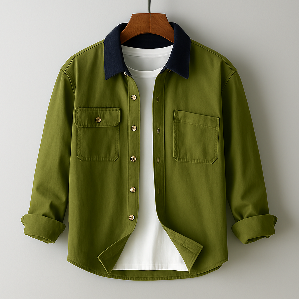 Button Down Shirt - Collared Long Sleeve