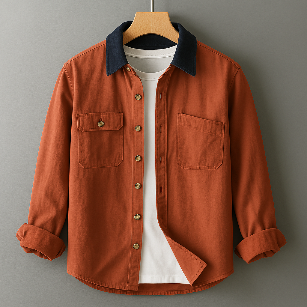 Button Down Shirt - Collared Long Sleeve