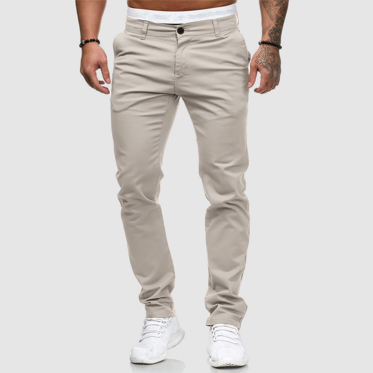 Work Trousers - Slim Fit with Clean Finish