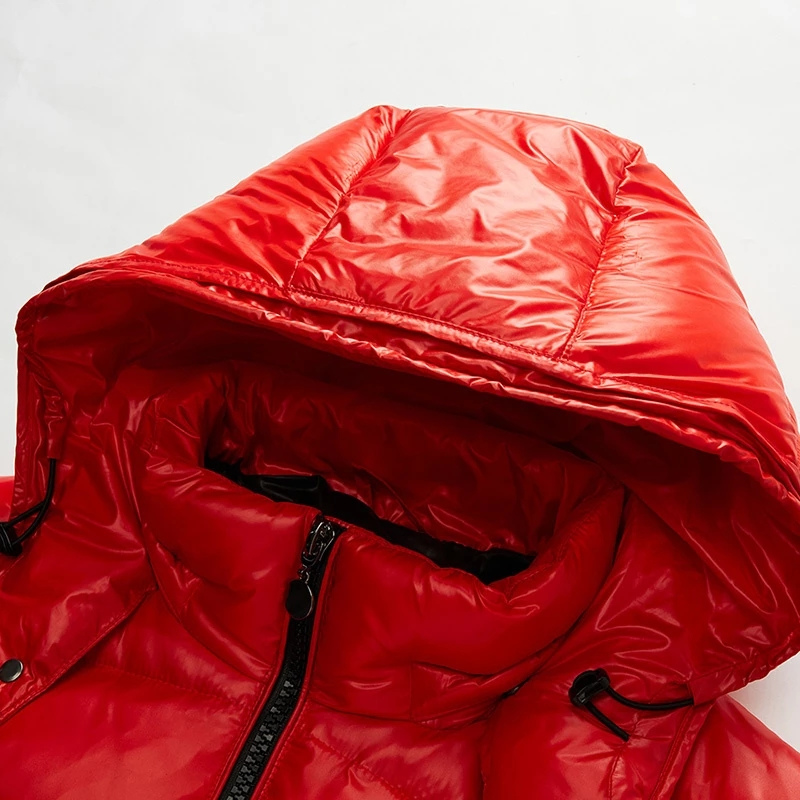 Puffer Jacket - Hooded with Gloss Finish